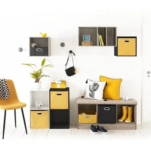 5five Mix n'Modul Bank - Grijs, 105 x 34 x 49,5 cm
