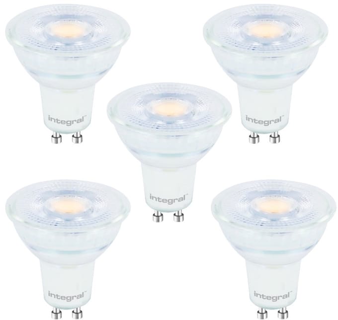 5 Pack - Integral GU10 LED Spot - 3.6W - 2700K Warm Wit - Non Dimmable