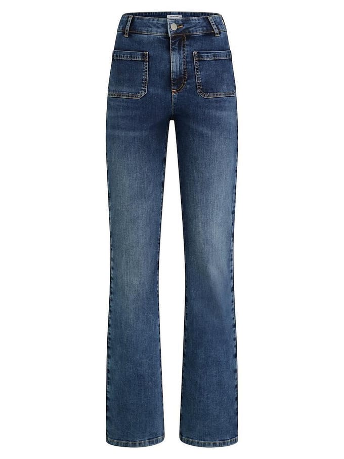 Bootcut-jeans Van Peter Hahn denim