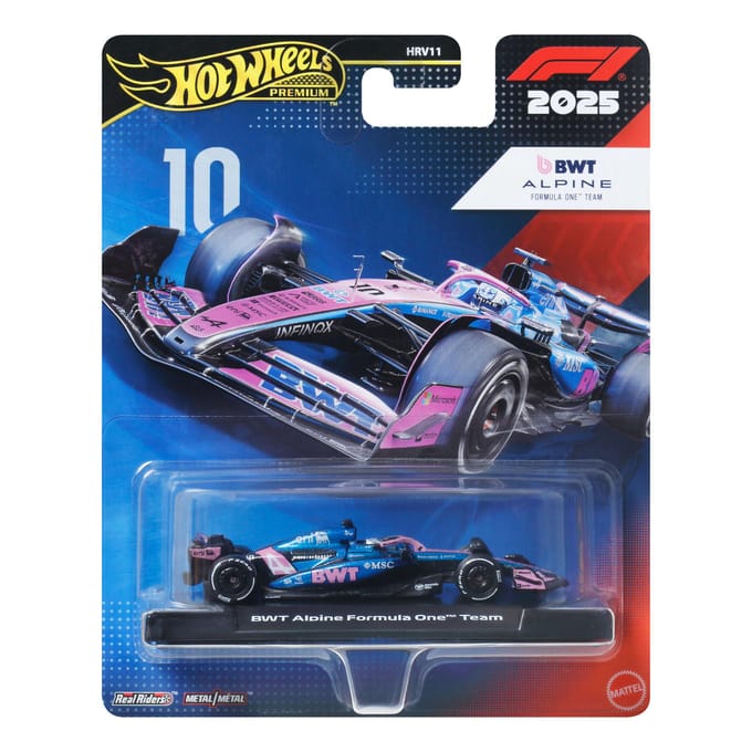 Hot Wheels Premium Formula 1 Alpine Team - Pierre Gasly