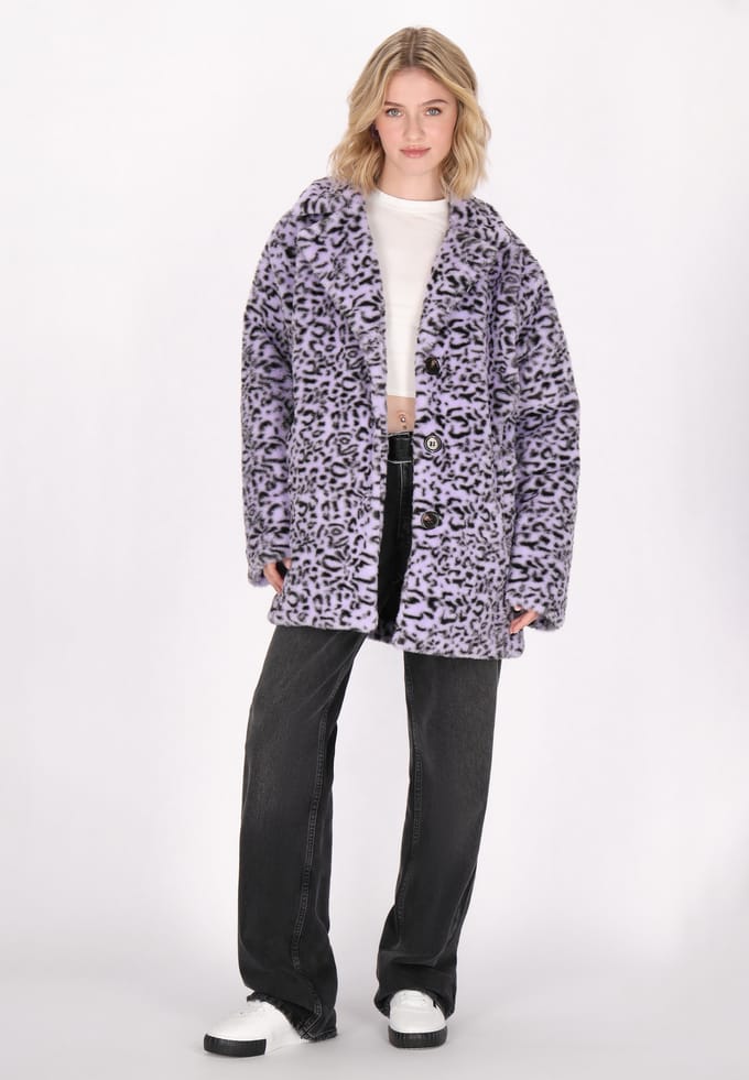 Mymo jas Dames Violet veelkleurig