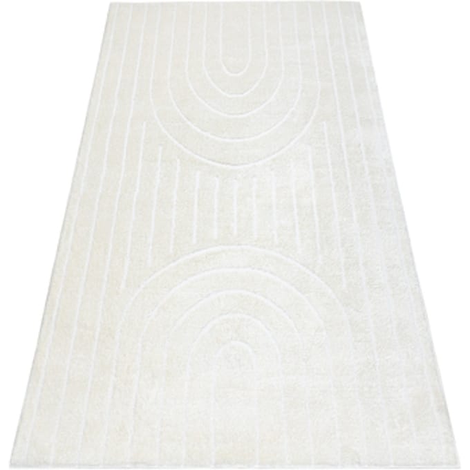 Kleden Rugsx Tapijt modern MODE 8494 geometrisch creme 80x150 cm