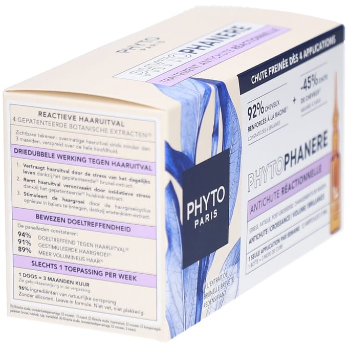 Phyto Phytophanère Reactionele Anti-Haaruitval Behandeling 12 x 5 ml