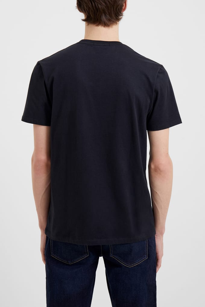 French Connection  Repeat T Shr Black Onyx Maat: S | Basic T-Shirts Outlet | Heren | Zwart