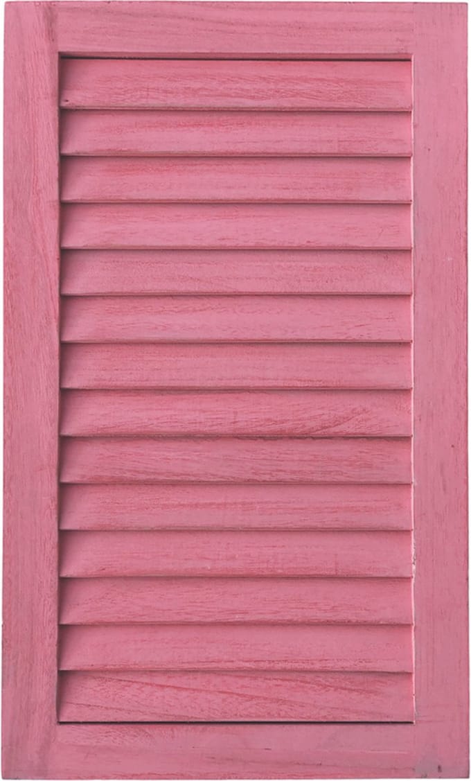 Lavandoux - Louvre Shutter Paneel - Pinkwash - 48 x 29 cm