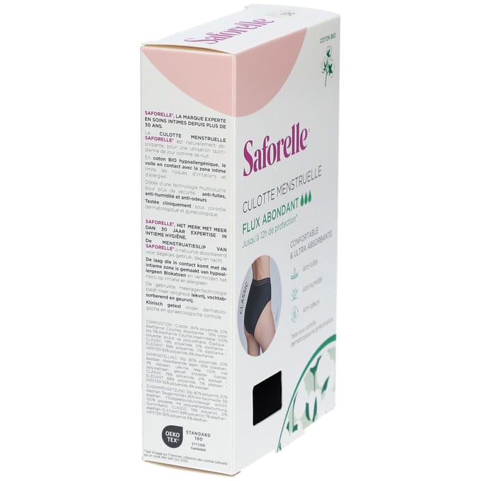 Saforelle Menstruatieslip Hevige Vloed 38 - 1 stuk
