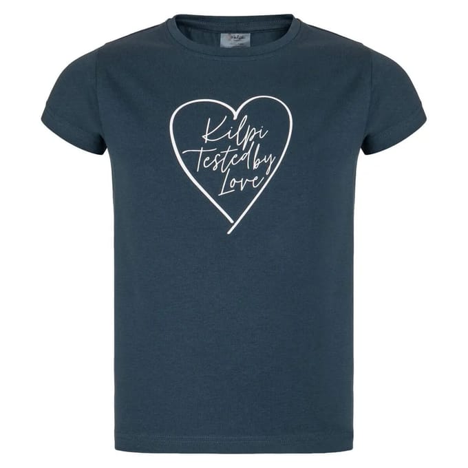 Meisjes katoenen t-shirt kilpi albion-jg blauw 98
