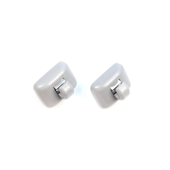 BDP1655-1 2 Stuks Zonneklep Schaduwhouder Haak Clips Grijze Kleur voor A1 A3 A4 B7 B8 B9 A5 A6 C6 Q2 Q3 Q5 TT Seat Exeo