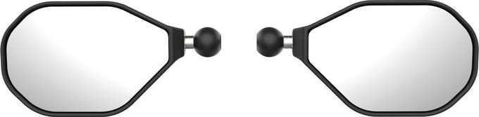 Tough-Mirror™ linker- en rechterspiegels met 25mm bal