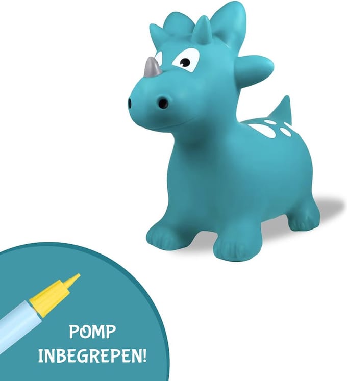 SEZGoods Skippy Dier Dinosaurus - Groen - Inclusief Pomp - Vanaf 18 Maanden