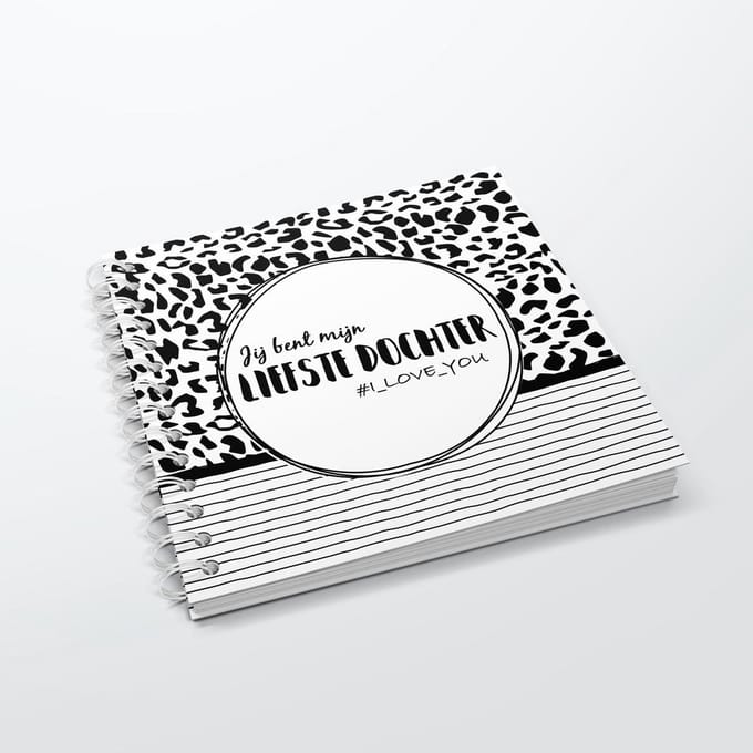 Invulboek SilliBeads - Jij bent mijn liefste dochter - Hardcover Wire-o