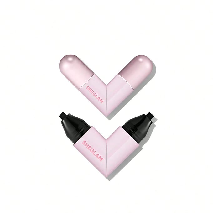 [2 stuks] Micro Precision Ultra-Long Tip Eyeliner & Insta-Wing Hartstempel Eyeliner Bundel Set