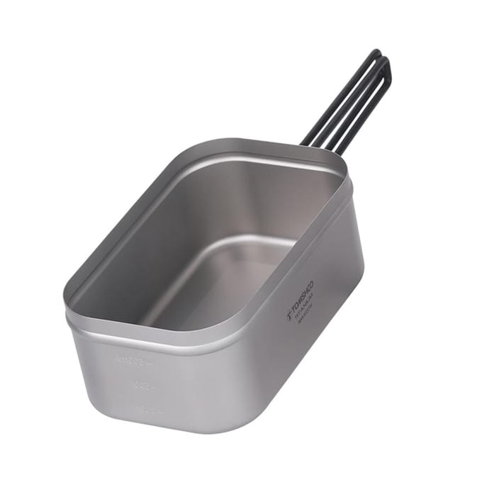 TOMSHOO lunchbox 800 ml titanium lunchvoedselcontainer blikken doos met stoomrek voor buiten 800ml white