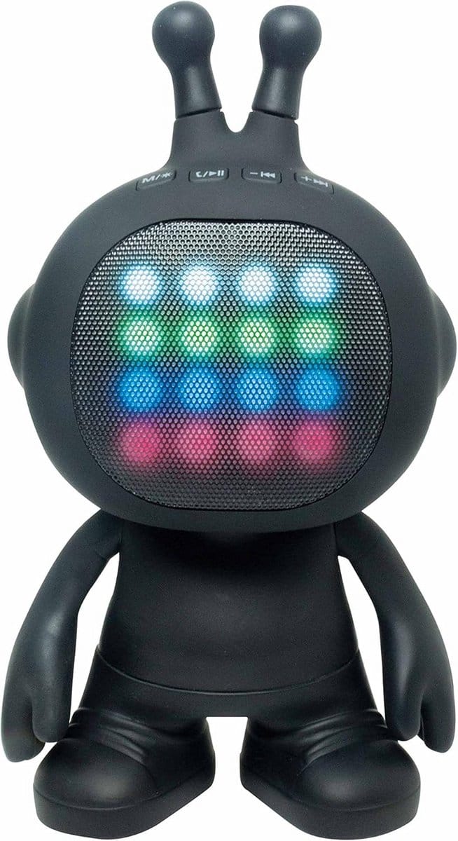 Draadloze Party Speaker met LED Verlichting en Oplaadbare Batterij - Bluetooth & USB/SD