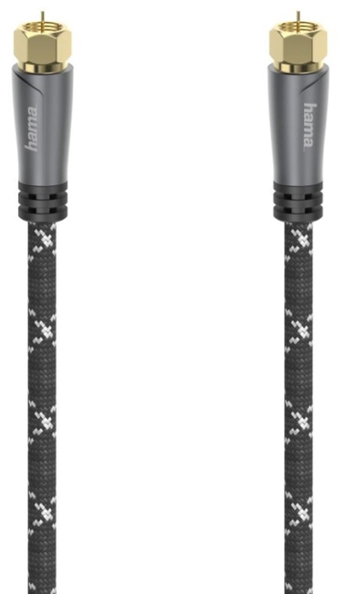 Hama SAT-aansluitkabel F-stekker - F-stekker Metaal Verguld 1,5 M 120 DB