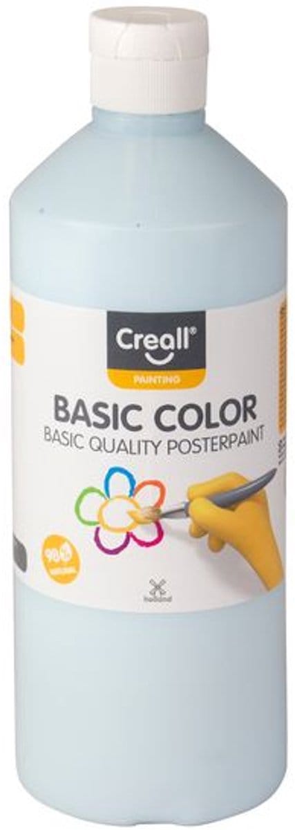 Plakkaatverf creall basic pastel blauw 500ml | 6 stuks