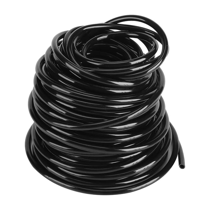 25m Plant Zelfbewaterende Tuinslang DIY Micro Druppelirrigatiesysteem met Timer Kits black