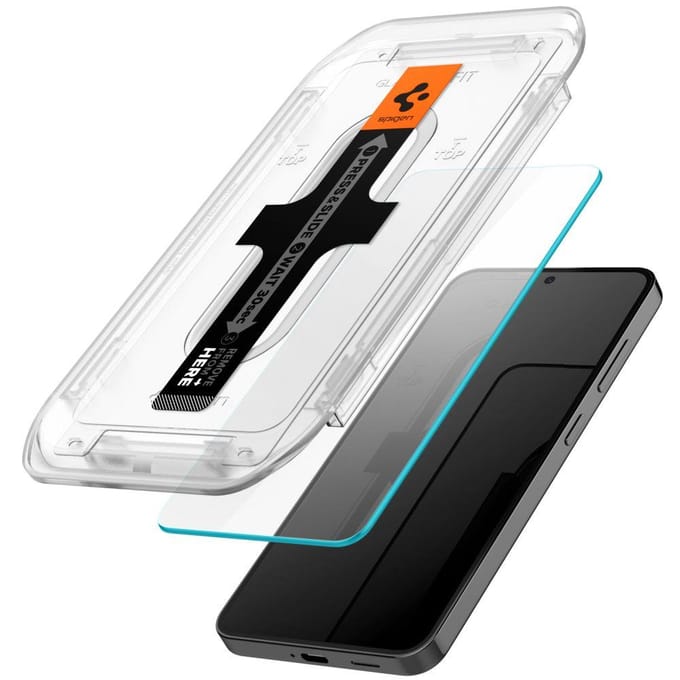 Spigen GLAStR EZ Fit Screenprotector 2 Pack + Applicator voor de Samsung Galaxy S25 / S24