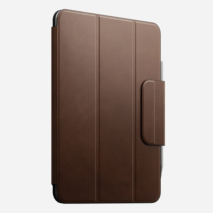 Nomad Leather Folio case voor de Apple iPad Pro 11 (2025) M5 / (2024) M4 - Bruin