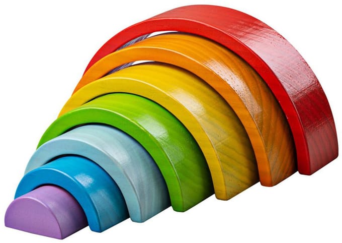 Bigjigs Houten Regenboog Klein