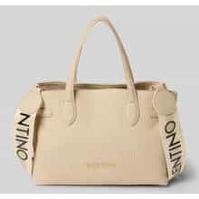 VALENTINO Schoudertas Handtas Pansy Shopping Bag Ecru Beige