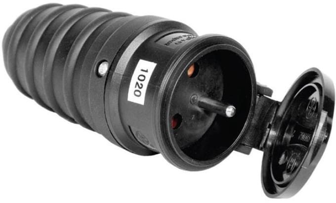 PAWBOL - Gummistopcontact - 250V - 16A - IP44