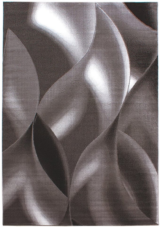 Plus Vloerkleed – Bruin – Golvend 3D Design – Laagpolig
