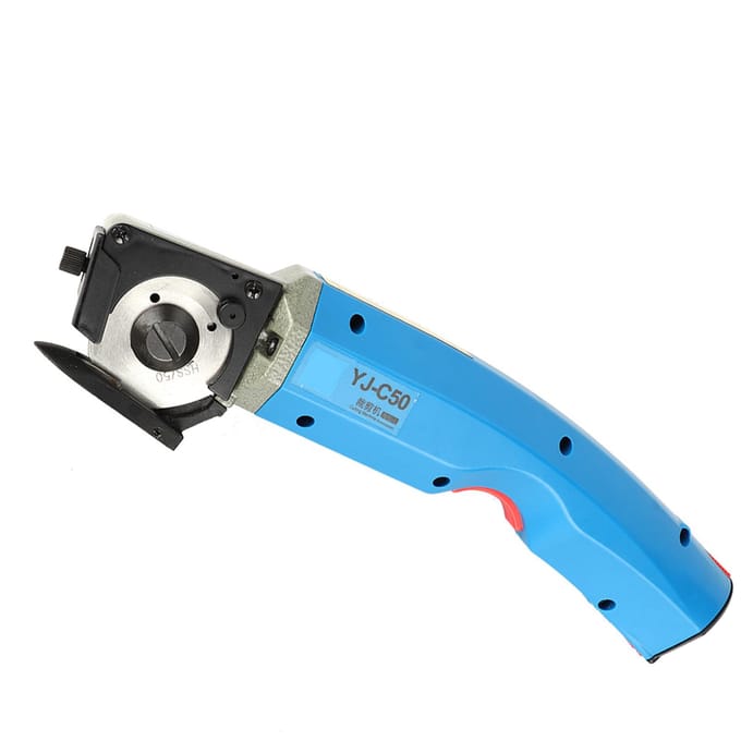 600 tpm 35W elektrische stoffenschaar/snijder voor leer en textiel blue