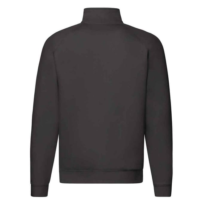 Fruit of the Loom Heren Premium Polycotton Sweatshirt (Zwart)
