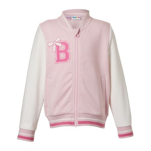LUPILU kindercollegejack, kinder collegejack (Roze, 122/128)