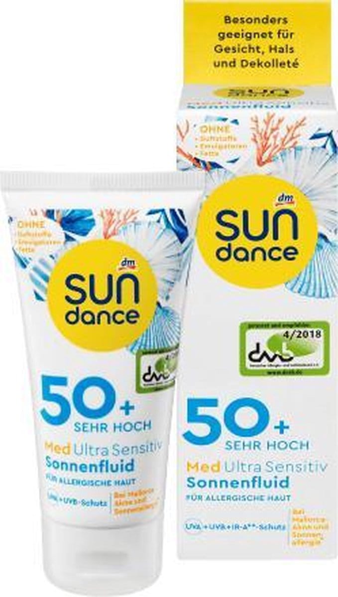 SUNDANCE Zonnebrandcrème, MED ultra sensitive, SPF 50+, 50 ml