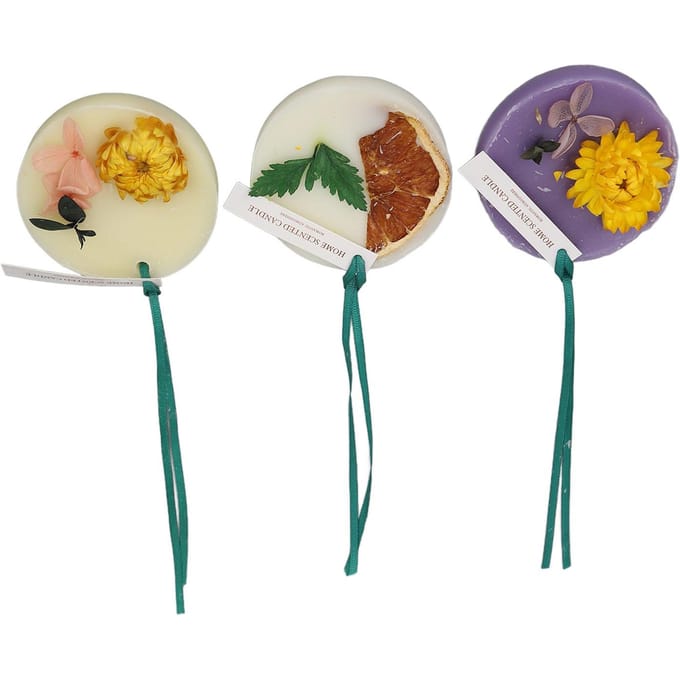 3 stuks Aromatherapie Wax Tablet Draagbaar Langdurige Geur Geurige Solide Aroma Wax Tablet beige