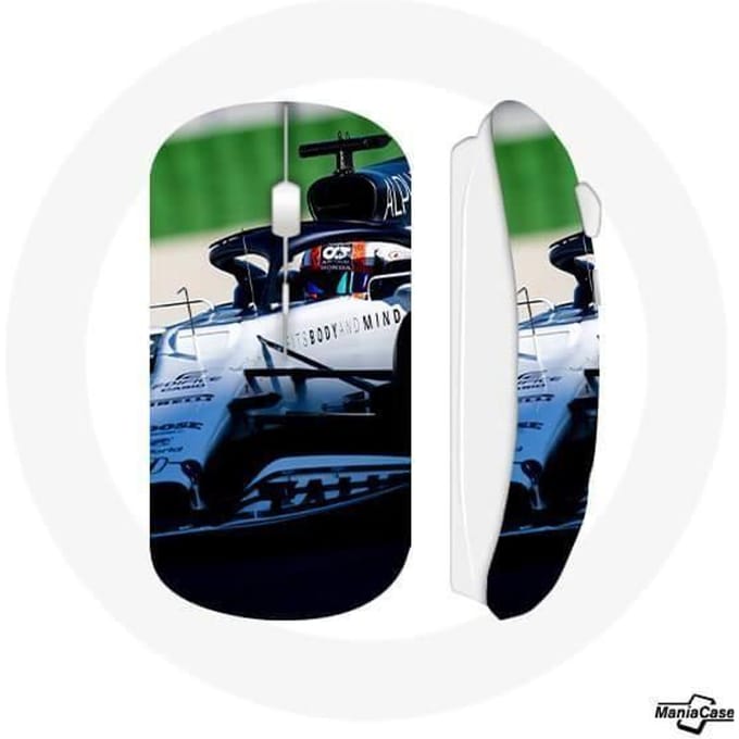 Pierre Gasly Formule 1 draadloze muis wit