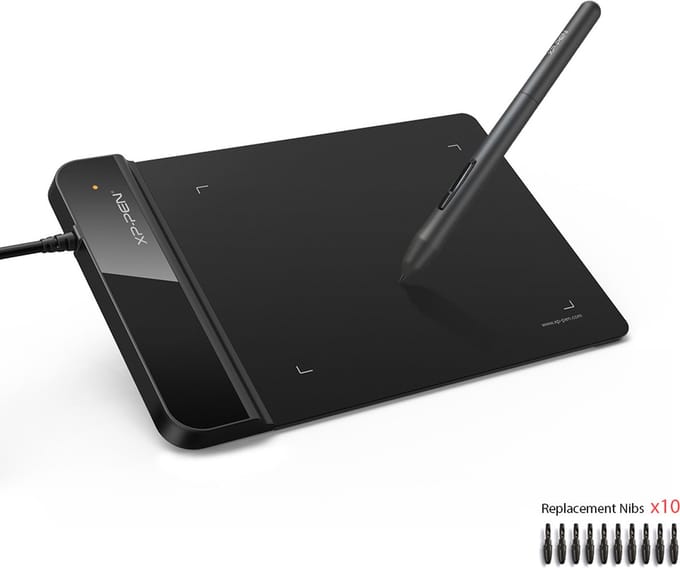 XPPen Deco G430S - Tekentablet - 4x3 inch - Stylus 8192 Niveaus