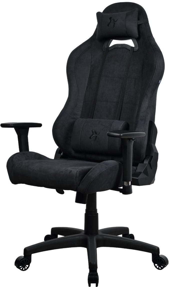 Arozzi Torretta Supersoft Stoel - Zwart - Supersoft - Tot 120 kg
