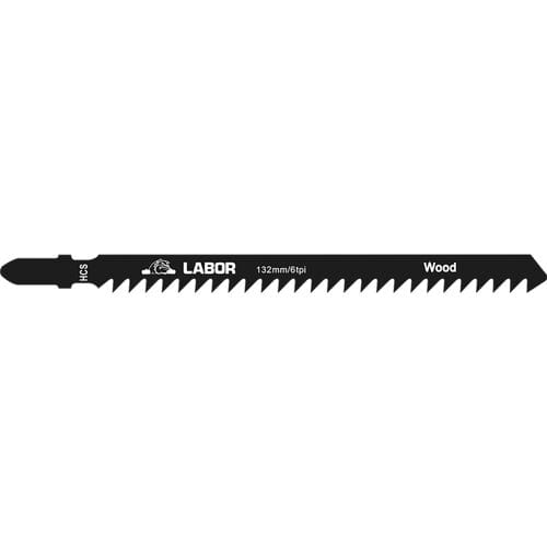 Labor decoupeerzaagbladen hout T344D 132mm (5 Stuks)