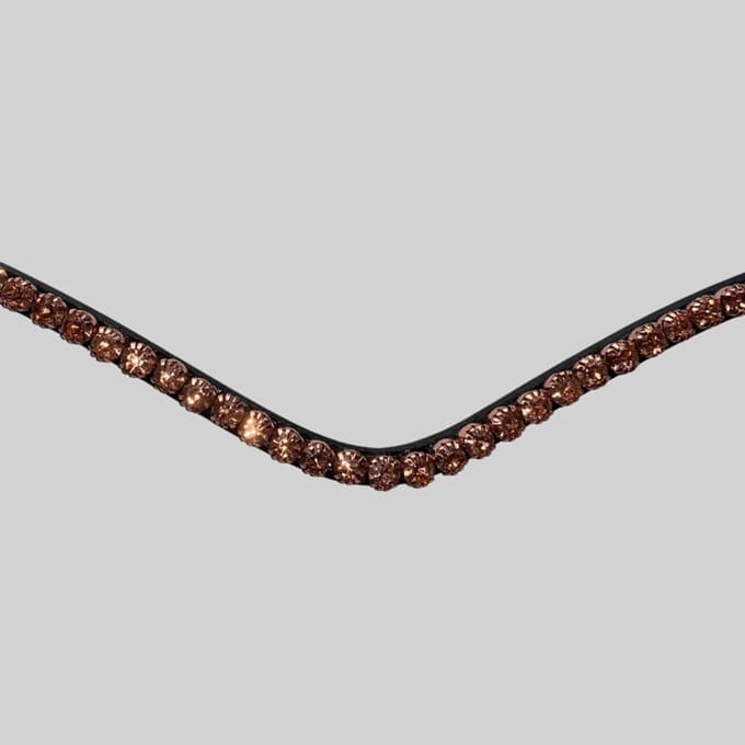 Montar Frontriem Fair Rosegold Crystal - Pony | Frontriemen paard