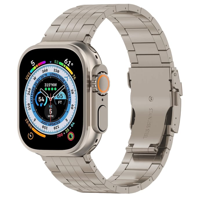 Apple Watch Duo titanium band (titanium)