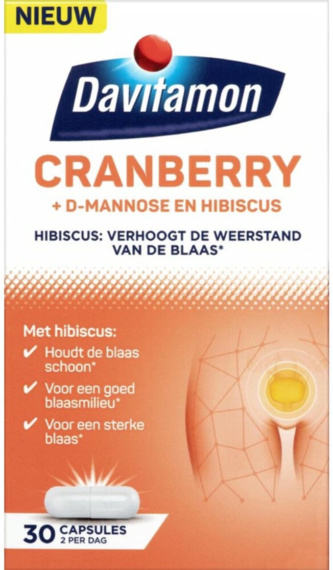 Davitamon Cranberry - 4 x 30 capsules - Voordeelverpakking