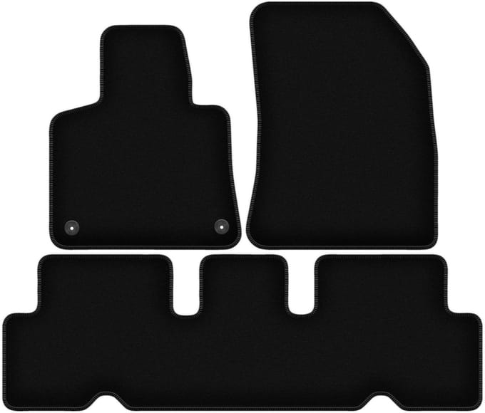 BASIC zwarte veloursmatten voor: Citroen C4 Grand Spacetourer 5-zits (2013-2021)