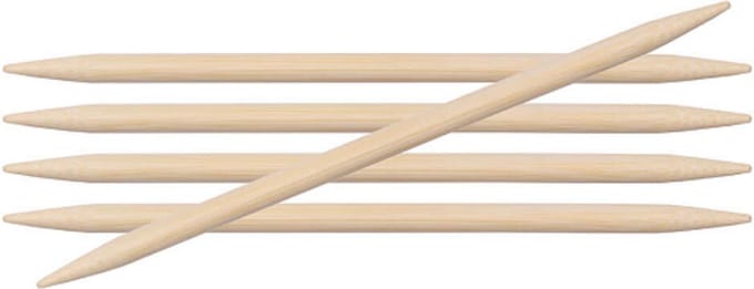 KnitPro Bamboo sokkennaalden 15cm 3.50mm.