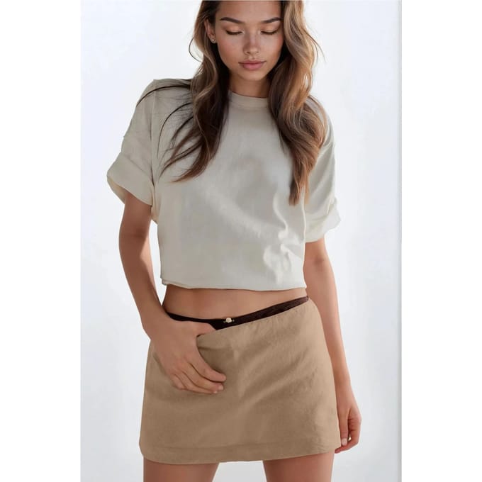 Lage Taille Mini Skort