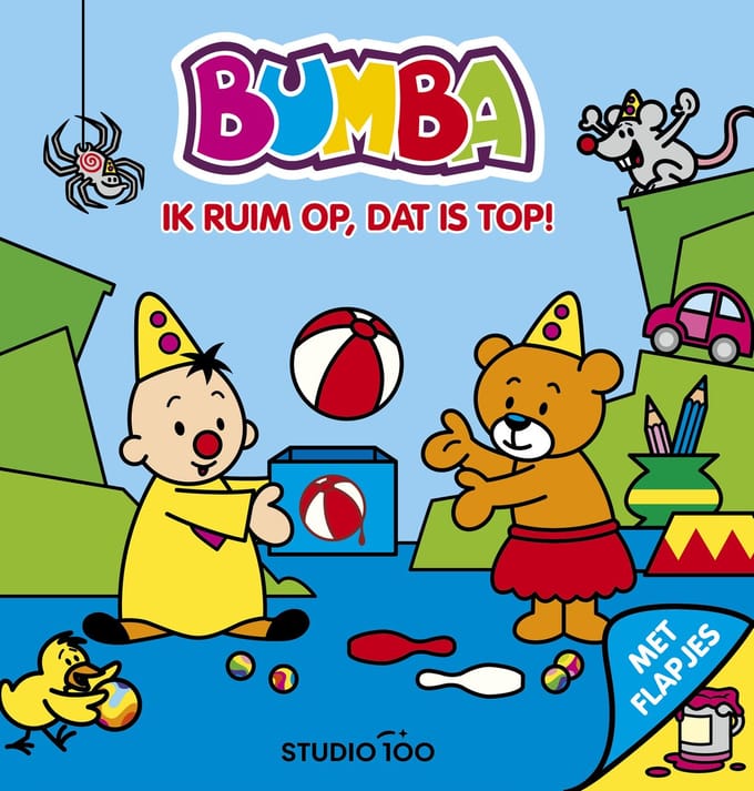 Bumba Kartonboek Met Flapjes - Ik Ruim Op Dat Is Top!