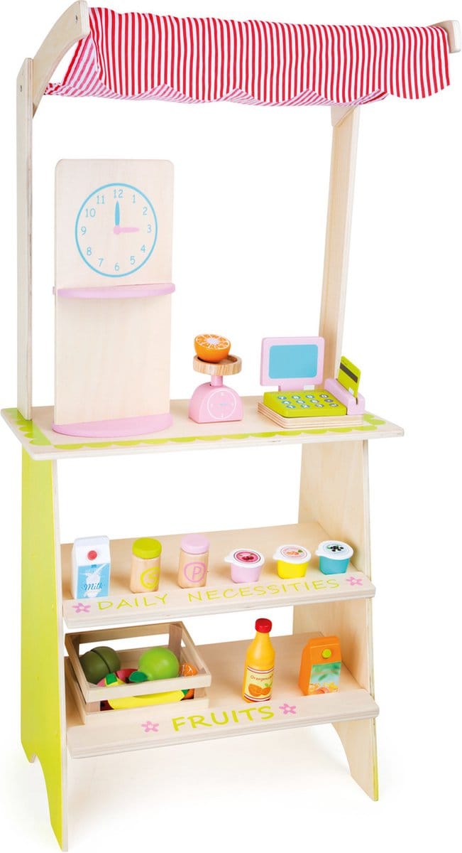 Small Foot Houten fruitkraam 45 x 27 x 91 cm