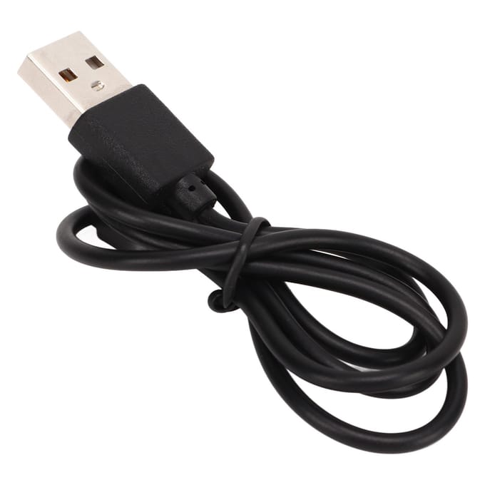 2 Pins Horloge Oplader Magnetisch Universeel Draagbaar Smartwatch USB Laadkabel Zwart 3,5?11 mm black