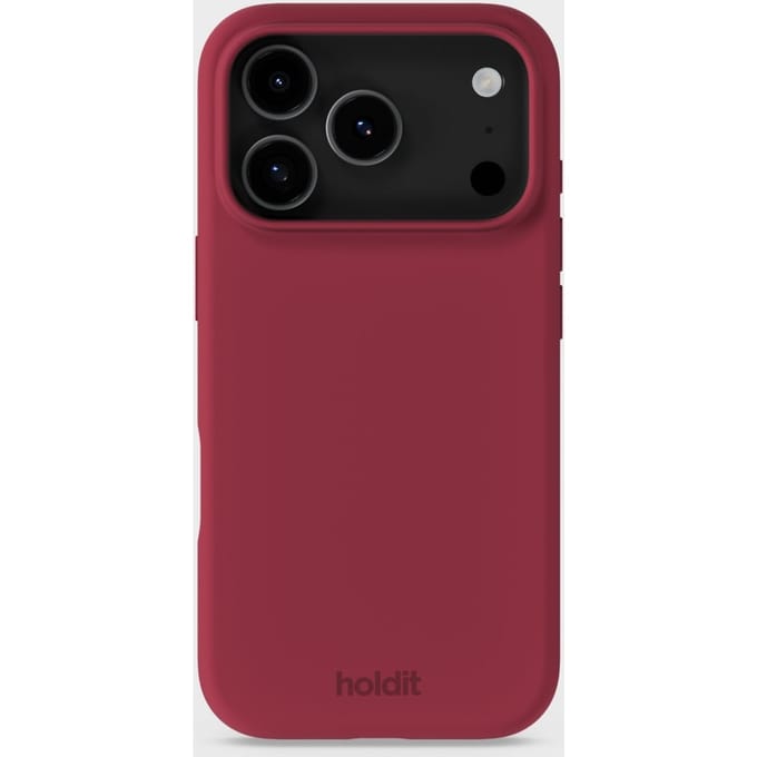 Holdit Silicone Case geschikt voor Apple iPhone 17 Pro - Red Velvet