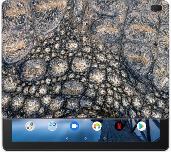 Lenovo Tab E10 Back Case Krokodillenprint
