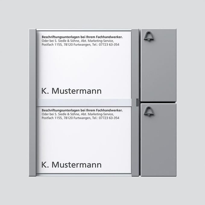 Siedle 200035735-00 Functiemodule voor Accessoires voor deurintercom Kabelgebonden Zilver