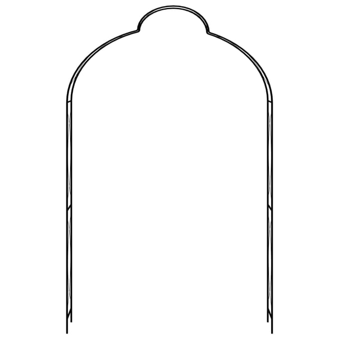vidaXL-Tuinboog-150x34x240-cm-ijzer-zwart
