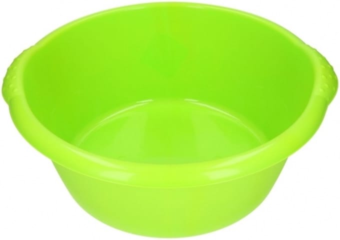 Hega Hoger Afwasteil - 15L - rond - groen - 42 x 17 cm - afwasbak